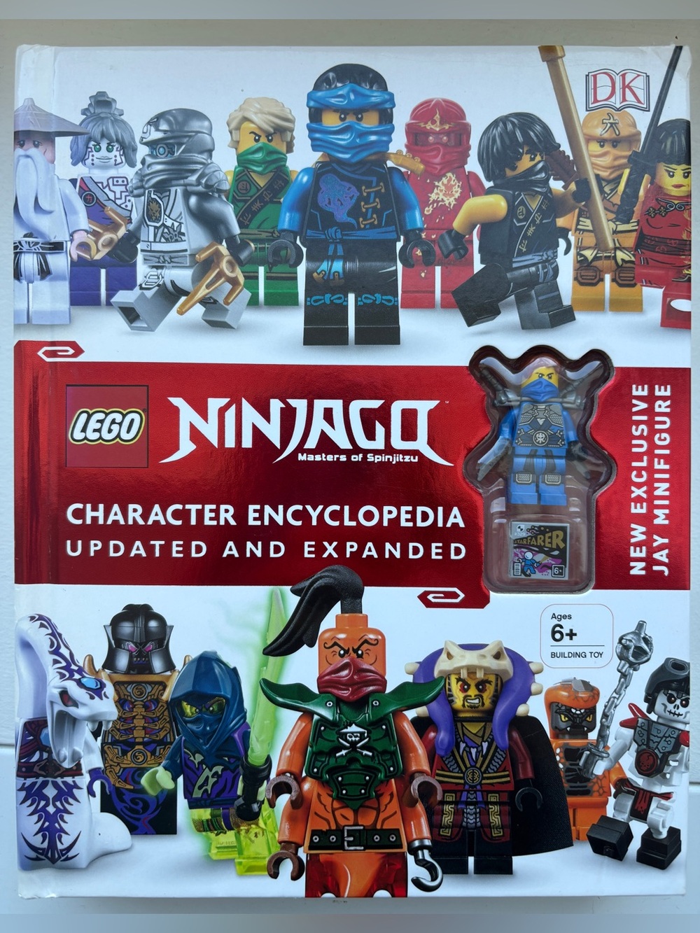 Lego Ninjago Character Encyclopedia with Jay Minifigure